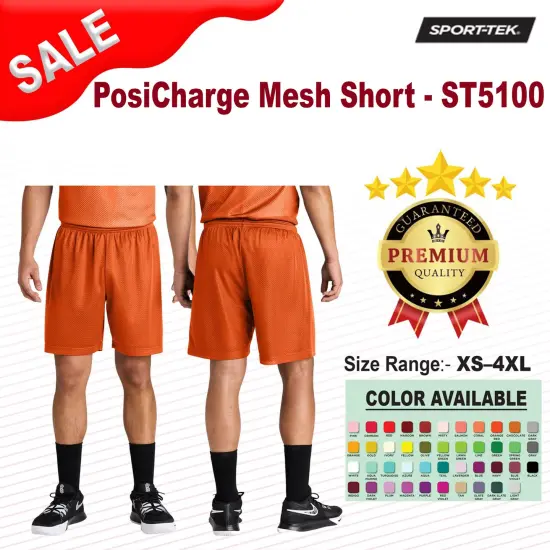 Sport Tek&reg; Posi Charge Mesh Shorts True Royal {2}