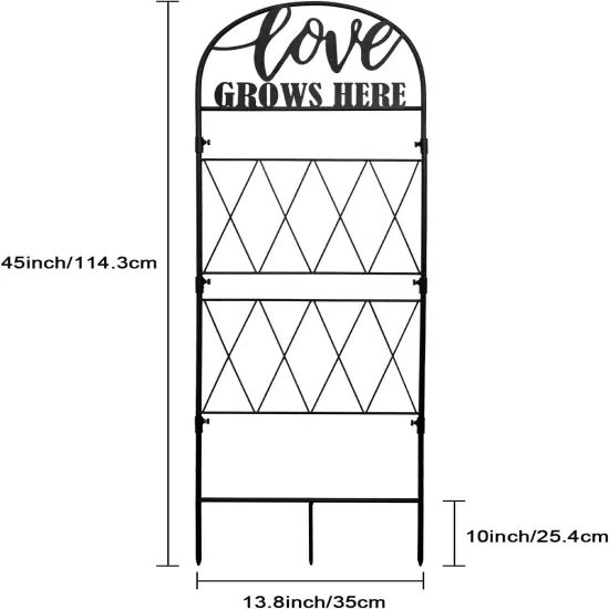 Garden Trellis for Climbing Plants Flowers Vegetables {2}