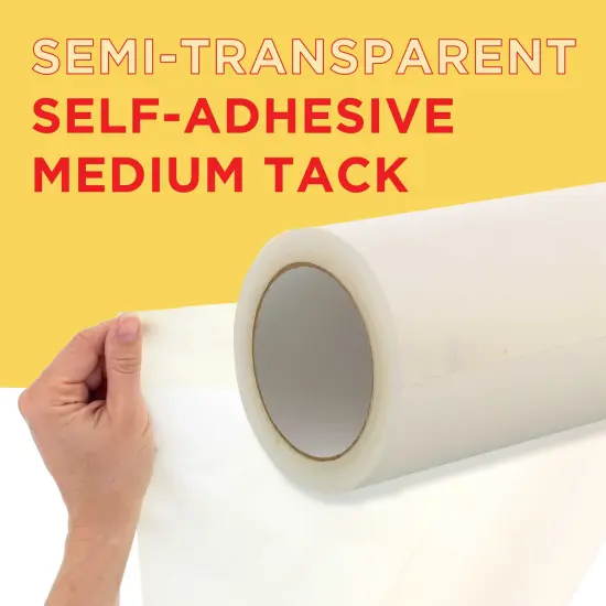 Custom Shop 18" x 150' Roll of Semi-Transparent Masking Film/Frisket for Artists, Airbrush Graphics, Auto, Tracing, Cutting Templates, Stencil Making {3}