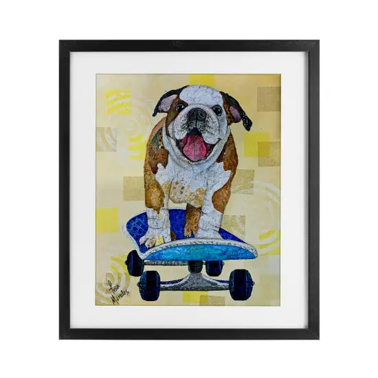 Stupell Industries Let The Good Times Roll Framed Print Under Glass, design by Lisa Morales {1}