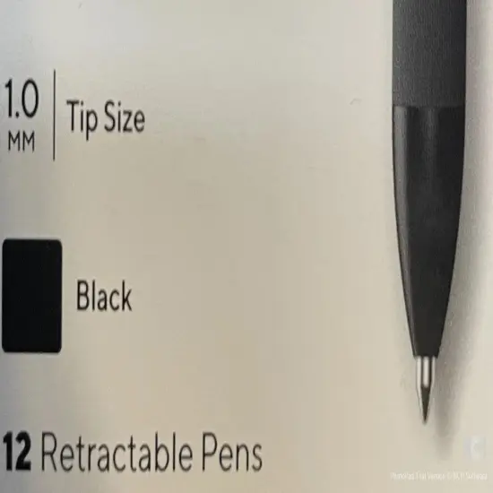 Tru Red Retractable Ball Point Pens Black Ink - 12 Pack {3}