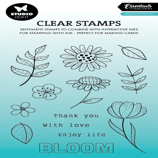 Studio Light Essentials Stamp-Nr. 760, Bouquet Pop-Up {1}