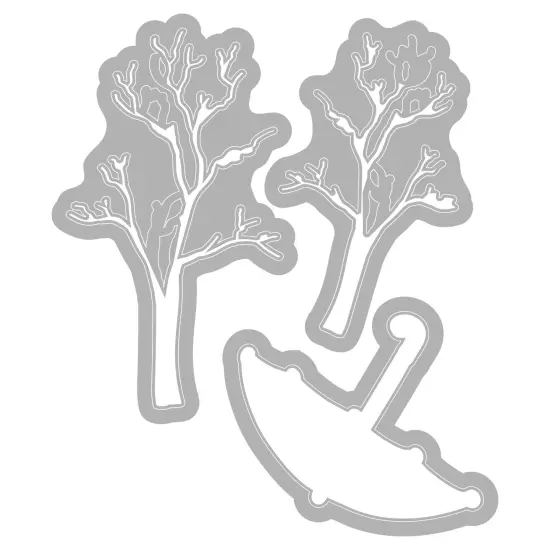 Sizzix A5 Stamps 20/Pkg w/ Framelit Die 3/Pkg by Stacey Park-Rainy Day {3}