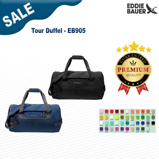 Eddie Bauer&reg; Tour Duffel Grey Steel He/ Black {2}