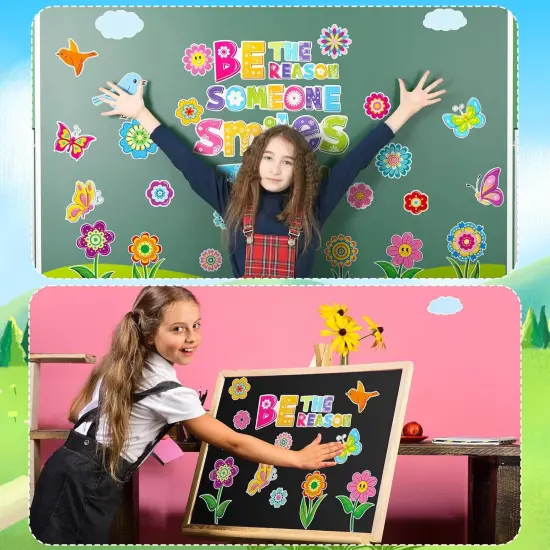 Flower Bulletin Board Back to School Decorations {5}