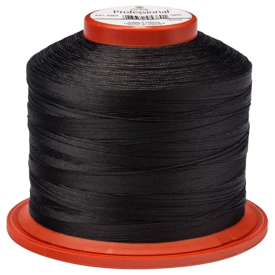 Coats Professional Upholstery Thread 1500yd-Black {3}