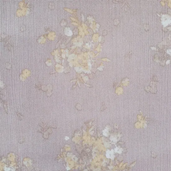 1 Yard Rose Dust Rayon Crinkle Woven Fabric 50/52 Inch Wide Soft and Elegant Drape {2}