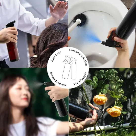 Water Spray Bottle 2 Pack - Amber {5}