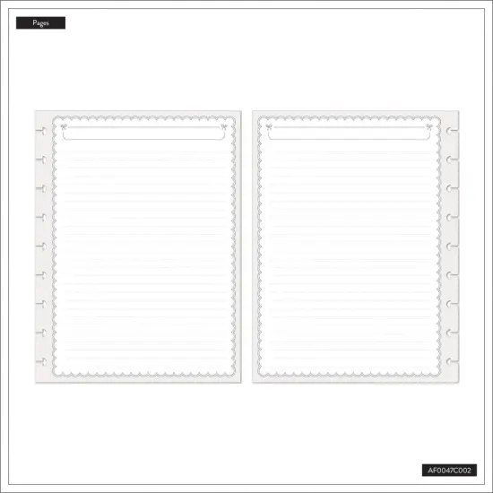 Happy Planner Classic Fill Paper-Sweet & Simple {5}