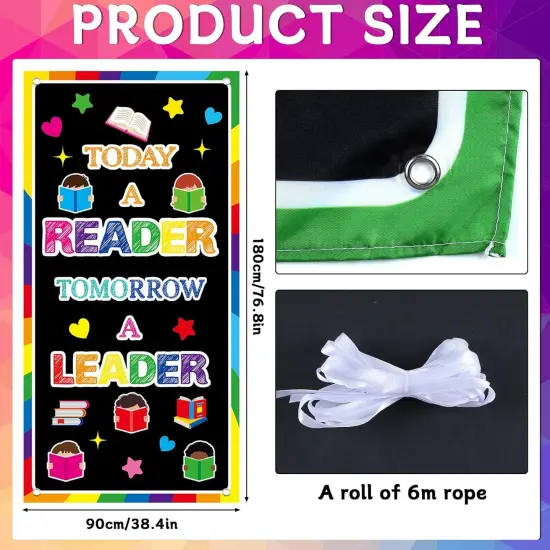 Classroom Colorful Welcome Door Cover Banner Wall Decor {2}