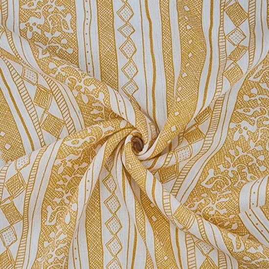 1 Yard Rayon Crinkle Yellow or Ivory Woven Fabric, Soft Flowing 50/52&Prime; Wide 100% Rayon {3}