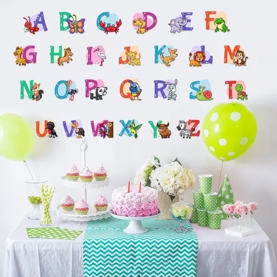 Colorful Alphabet Wall Decals {4}