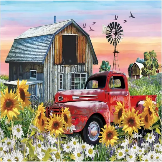 5D DIY Farmhouse Diamond Painting Kits for Adults {1}