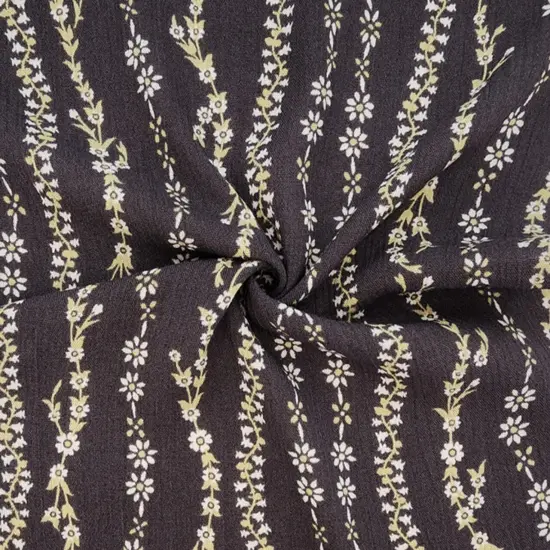 1 Yard Blue Gray Rayon Crinkle Fabric, 50/52&rdquo; Wide, Soft Lightweight Apparel Material {1}