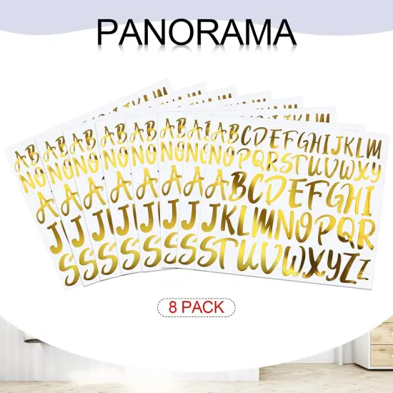 8 Sheets Letter Stickers {2}