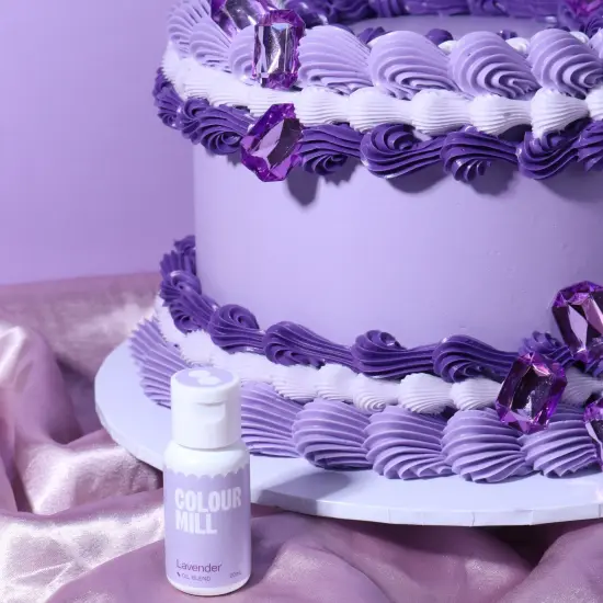 20ml Lavender Oil Based Colouring for Vibrant Buttercream Ganache Fondant Cake Batter and More {5}