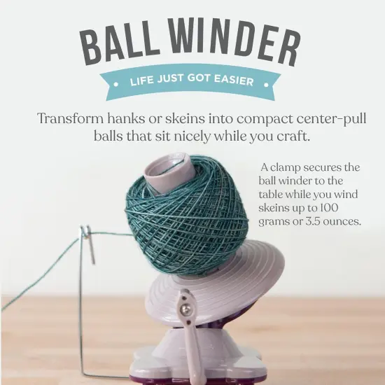 Yarn Ball Winder for Knitting and Crocheting {2}