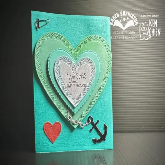 Karen Burniston Clear Stamps 3"x4"-Cruise Greetings {6}