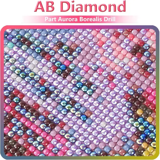 Diamond Painting Kits for Adults Fish Diamond Art Kit AB Diamond Painting Full Drill 5D DIY Round Rhinestone Art Craft Kits for Gift Home Wall Decor 19.6x9.8 Inch {4}
