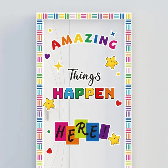 Classroom Bulletin Board Decor Colorful {4}