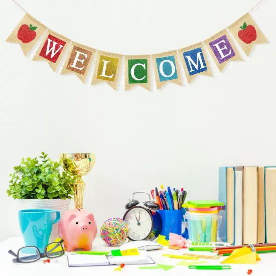 Welcome Banner for Back to School Decorations {4}