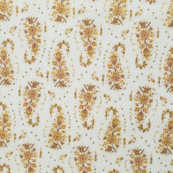 1 Yard Neutral Rayon Crinkle Fabric &ndash; Lightweight Drapey Material, 50/52&rdquo; Wide {3}