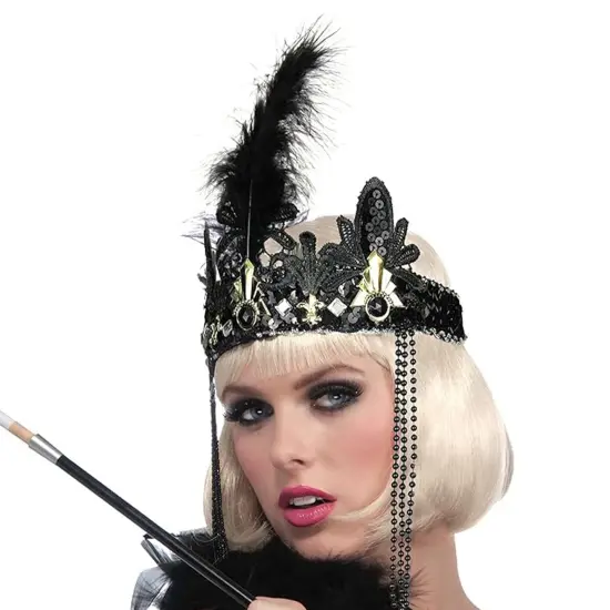 Roaring 20's Deluxe Costume Headband {1}