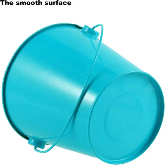 10 Pack Small Blue Metal Bucket {3}
