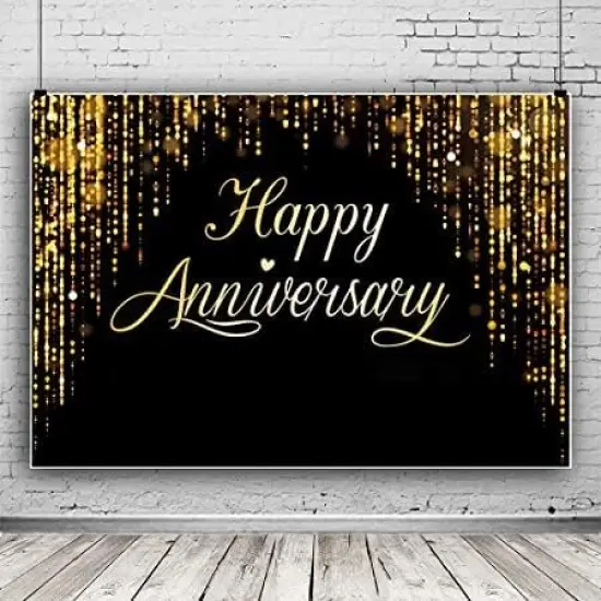 Happy Anniversary Backdrop Party Decorations {1}