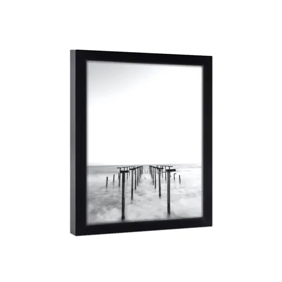 Modern 10x16 White Picture Frame with Glass - Wood Photo Frame {3}