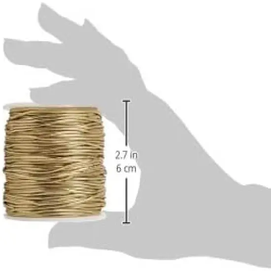 Gold Cord Polyester Ribbon - 1/16" X 50 YD {5}