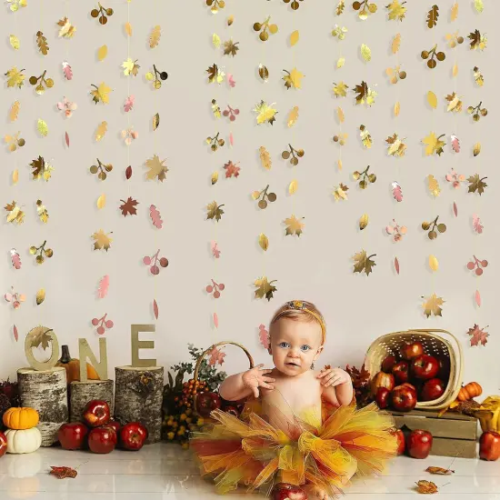 52Ft Fall Party Decorations Maple Leaf Garland {3}