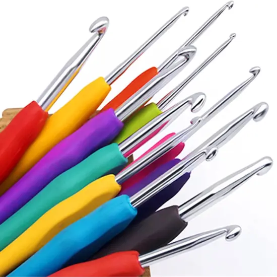 Ergonomic Crochet Hooks Set with Light Up Gloves {5}
