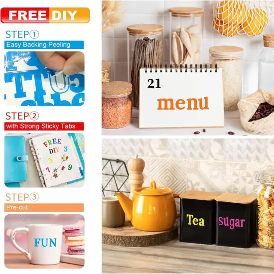 1455 Letter Stickers 12 Sheets Alphabet Stickers {3}