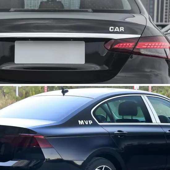 43Pcs Car Emblem Letters Sticker DIY {1}