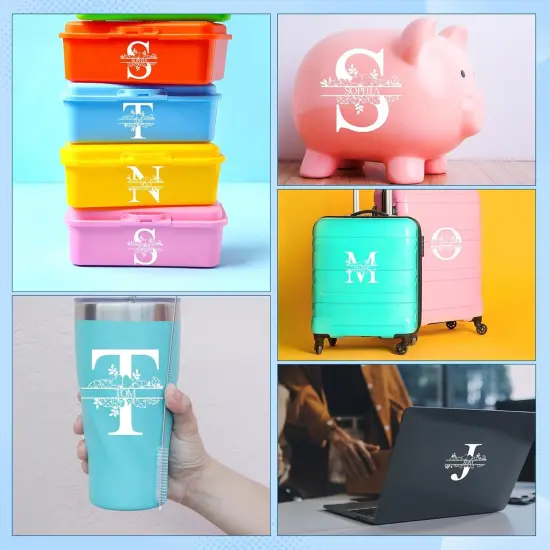 10 Sheets Waterproof Split Letter Stickers {4}