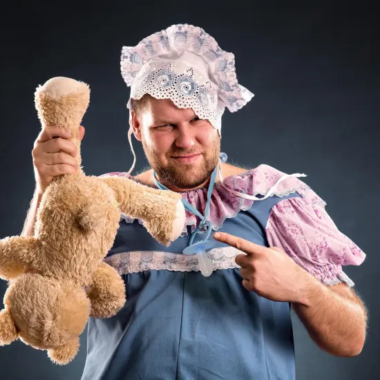 Jumbo Blue Pacifier Costume Prop {4}