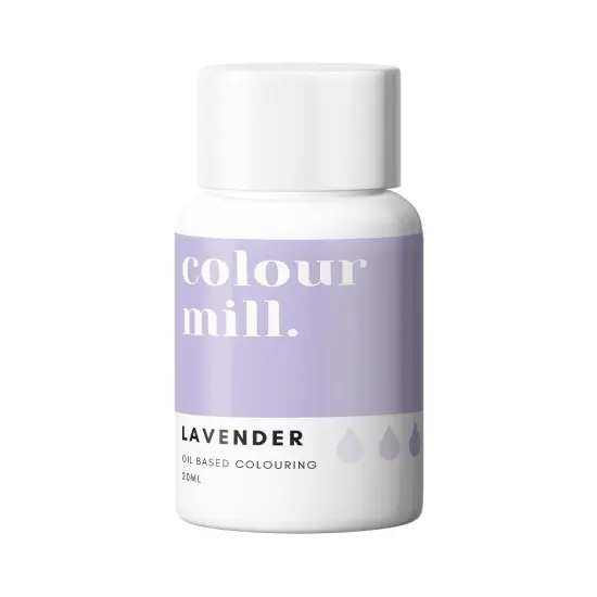 20ml Lavender Oil Based Colouring for Vibrant Buttercream Ganache Fondant Cake Batter and More {1}