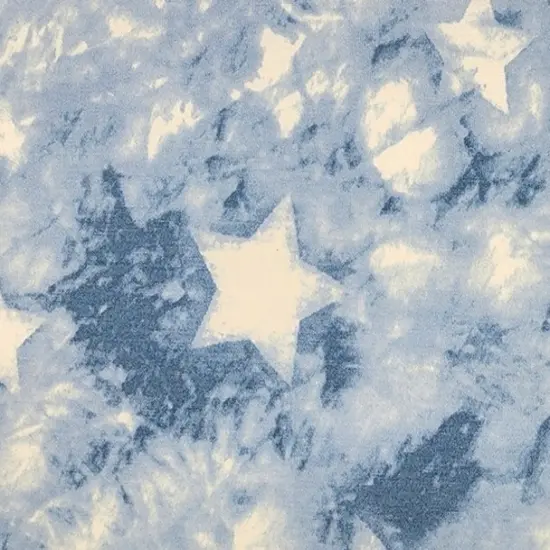 1 Yard French Terry Blue Knit Fabric, Soft Stretch Polyester Rayon 58/60 Inches Wide {3}