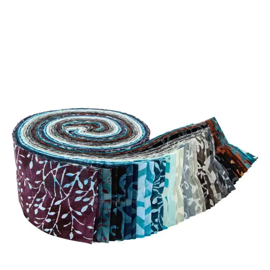 Expressions Batiks 2.5" Strip Roll (Jelly Roll / Rolie Polie) in Divine Vines by Riley Blake Designs for Riley Blake (RP-23304-40) {2}