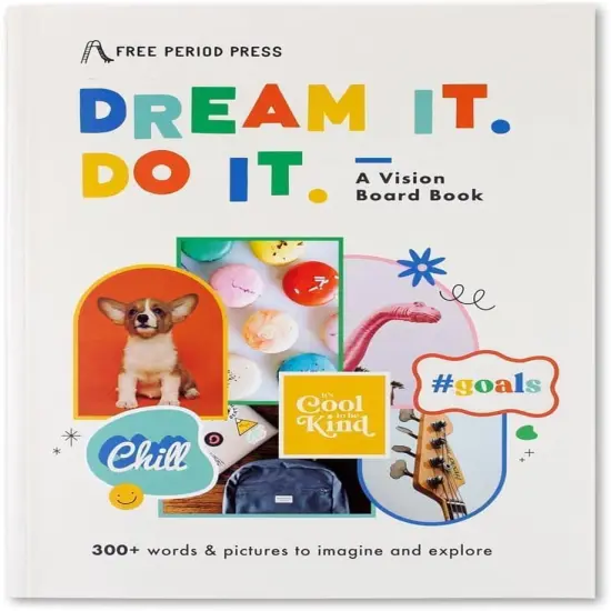 Vision Board Book for Collage Making & Scrapbooking (Kid/Teen) {1}