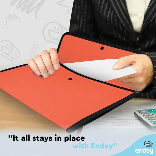 A4 Letter Size Reusable Filling Envelopes -Red {5}