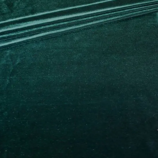 1 Yard Stretch Velvet Fabric Solid Hunter Green Drapey Apparel Material 58/60" width {1}
