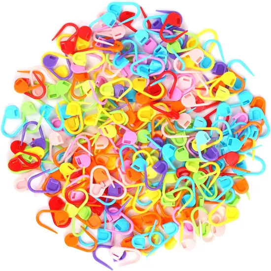 100PC Mix Color Knitting Stitch Counter Crochet {1}