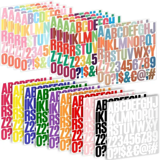 Letter Stickers Alphabet Stickers 2 Inch Large Vinyl {1}