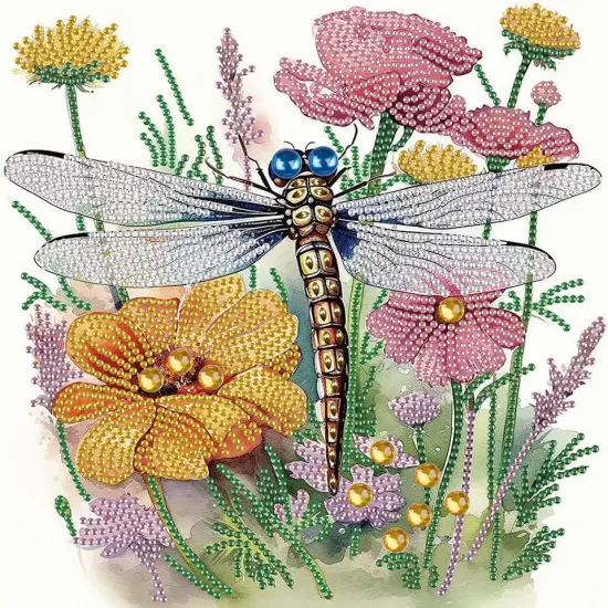 Diamond Painting Kits for Adults Dragonfly 12&times;12inch {2}