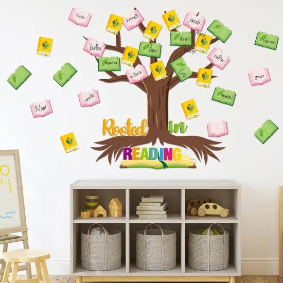 Reading Tree Bulletin Board - 55PCS {3}