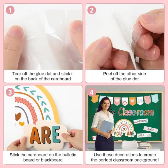 31 Pcs Bulletin Board Decorations Set Boho Classroom Decor {4}