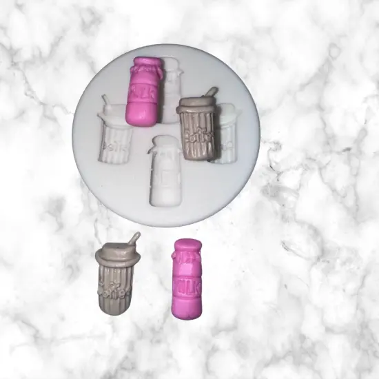 Coffee and Milk Silicone Mold {5}