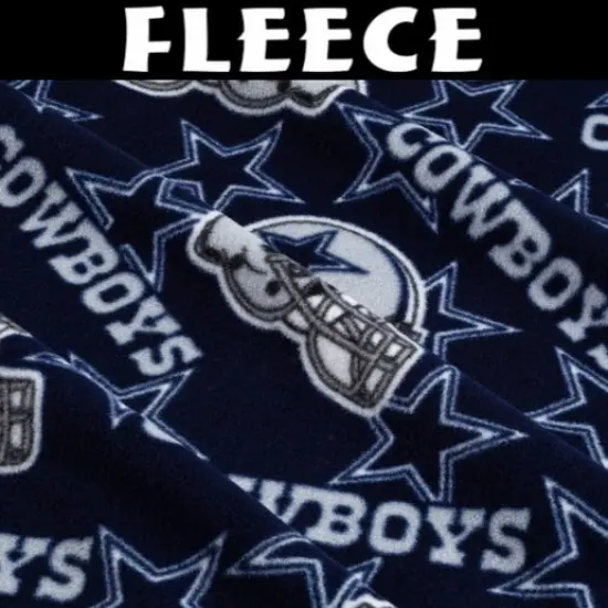 Licensed NFL Dallas Cowboys Fleece 6245-D Fabric by the Yard {1}